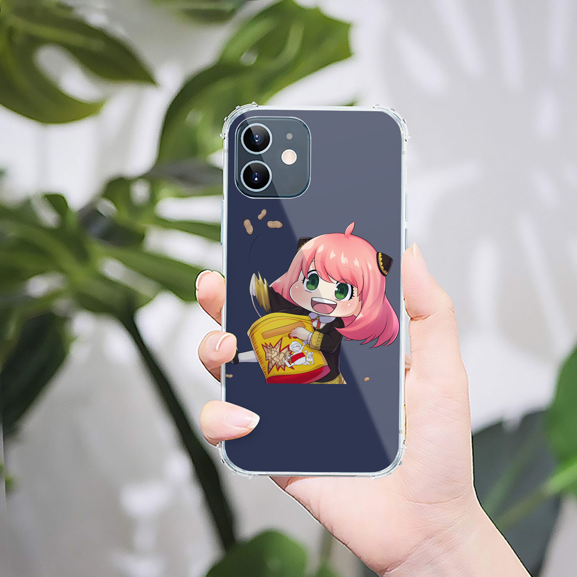 （画像用） SPY×FAMILY间谍家家酒 【iPhone 12シリーズ対応】透明スマホケース（クリアソフトケース）
